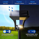CINOTON Outdoor Solar Landscape Pathway & Wall Lights with 2 Brightness Modes, IP65 Waterproof LED Solar Powered Garden Lights for Patio Lawn Porch Walkway Backyard Driveway Sidewalk Warm White 4 Pack by CozyNest Decor