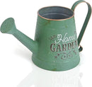Cute Small Watering Can Indoor Plants Garden Metal Decorative Watering Cans for Outdoor Plants Bonsai Outdoor Garden Flower Decorative (Green, 1.5L, 50.7 Oz) by GreenHaven Gardens