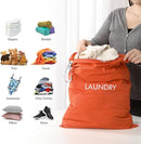 MissBoy 2 Pack Laundry Bags, Nylon Washable Wet Dry Bag, Travel Laundry Bags for Dirty Clothes, Dirty Clothes Organizer Bag for Home, College Dorm Laundromat by TinyTreasures Baby Boutique