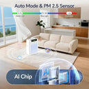 AMEIFU Air Purifiers for Home Large Room, Up to 2400 ft² with Smart WiFi APP Control, Hepa Air Purifier with Washable Filters, PM 2.5 Display for Bedroom, Pets Hair, Pollen, Dander, Smoke by CozyNest Decor