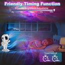 XIAOER Astronaut Galaxy Projector, Robot Star Night Light for Bedroom, Starry Nebula Space Projector Ceiling Lamp with Timer and Remote Control for Kids Adults by TinyTreasures Baby Boutique