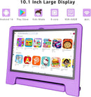 Kids Tablet, 10.1 Inch Tablet for Kids Android 14, 64GB Octa-Core, WiFi, Big Battery, Kids Space, Parental Control 1280 * 800 HD Display Children Tablets Purple by TinyTreasures Baby Boutique