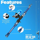 DaddyGoFish Kids Fishing Pole - Rod Reel Combo Tackle Box Starter Set - First Year Small Gear Kit for Boys Girls Toddler Youth Age Beginner Little Children by TinyTreasures Baby Boutique
