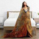 HGOD DESIGNS Brown Rust Colorful Metal Rusty Steel Iron Structure Blanket Throw Blanket Soft Comfortable for Sofa Chair Bed Office 50" x60 by CozyNest Decor