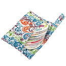 PINOWU Nursing Pads -10 Washable Pads + Wet Bag + Wash Bag, Breastfeeding Nipple Pads (Large 4.7") by TinyTreasures Baby Boutique
