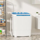 Greenvelly Portable Washing Machine, 16 Lbs Compact Mini Washer and Dryer Combo, Semi-automatic Twin Tub Washer with Drain Pump for Dorms, Apartments, RVs (Blue) by CozyNest Decor