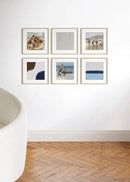 HAUS AND HUES Square Picture Frames 16 x 16 Set of 15 - Photo Gallery Wall Frame Set, Wood 16x16 Frames, 16 x 16 Frames Gallery Wall Set, 16x16 Frame with Mat, Square Frames 16x16 (Beige Oak Frames) by CozyNest Decor