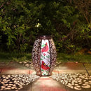 Outdoor Solar Lantern-Waterproof Hummingbird Hanging Metal Decorative Lights for Patio Table Garden Pathway Yard with Super Bright Warm White LED, Large Solar Panels, Auto On/Off Sensor by GreenHaven Gardens