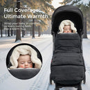 Momcozy Stroller Footmuff | Universal, Weather-Proof, Warm Stroller Bunting Bag | Extendable Winter Cover | Adjustable Buckle by TinyTreasures Baby Boutique