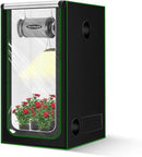 MELONFARM 32"x23"x63" Grow Tent, Double Transparent Viewing Door Indoor Grow Tent, Growing Tent with High Reflective Mylar & Floor Tray, Plant Tent for Indoor Hydroponics Growing by GreenHaven Gardens