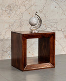 Solid Wood Solis California Side Table, Open Storage