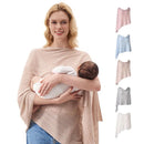 Momcozy Ultra-Light Nursing Cover for Breastfeeding, Soft Breathable Tencel™ Lyocell Fabric, Multi-Use Feeding Shawl, Newborn Essentials Must Haves(Shallow Brown) by TinyTreasures Baby Boutique