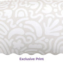 Boppy Nursing Pillow - Ergonomic Bottle & Breastfeeding Pillow with High, Firm, Large Area, Water-Repellent Cushion with Washable Cover; Baby Safety Alliance Verified - Cream Retro Squiggles by TinyTreasures Baby Boutique