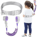 Accmor Toddler Leash with Reflective Baby Anti Lost Wrist Link, 2 in 1 Kids Walking Harnesses Belt Leashes with Key Lock for Girls Age 1-4, Keep Child Close Rope Tether for Outdoor Travel Purple by TinyTreasures Baby Boutique