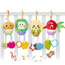 TUMAMA Baby Toys 0 3 6 12 Months, Soft Hanging Stroller Toys Potted Plant Crib Car Seat Toys, Infant Newborn Crinkle Infant Rattles with Teether Squeaky Sensory Developmental Toy by TinyTreasures Baby Boutique