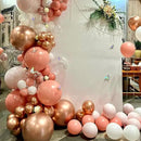 130pcs Coral Red Balloons Different Sizes 18" 12" 10" 5" Pastel Red Latex Balloon Garland Arch Kit for Birthday Baby Shower Graduation Wedding Valentine's Day Christmas Party Decorations by CozyNest Decor