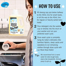 Molly's Suds Baby Liquid Laundry Detergent | Removes Formula, Poop & Spit-Up Stains | Extra Gentle for Infants, Babies, Toddlers (Fragrance Free, 200 Loads) by TinyTreasures Baby Boutique