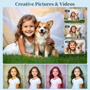 Digital Camera, Autofocus 4K 64MP Point and Shoot Digital Cameras for Teens with 64GB Card, 18X Zoom Anti-Shake Compact Video Camera for Student Kids Boys Girls Beginner - White by TinyTreasures Baby Boutique