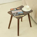AWASEN Side Table, Small Wood End Table Living Room, Mini Bed Side Table Modern Accent Nightstand with Solid Wood for Bedroom Office Small Spaces, Rustic Brown by CozyNest Decor