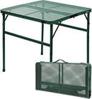 Square Folding Table, Easy for Storage, Compact and Portable Picnic Table for Grill, Outdoor Camping, Garden, Patio, Dining, BBQ, Party, Market and Card Table, 27.2 L×27.2W inches by GreenHaven Gardens