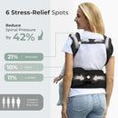 FRUITEAM 6-in-1 Baby Carrier with Hip Seat for Breastfeeding, All Seasons, All Position Adjustable Baby Chest Carrier with Lumbar Support, Adapt to Newborn, Infant & Toddler (Cool Black) by TinyTreasures Baby Boutique