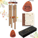 Wind Chimes for Outside, 32" Butterfly Windchime for Outdoor, Butterfly Gifts for Mom Sister, Garden Patio Gift Ideas for Women Friend Co-Worker (Golden) by CozyNest Decor