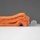 Mellowdy Extra Thick Hearty Plush Flannel Blanket (Burnt Orange, 60x80) - 500GSM Twin Size Warm Blanket for Winter, Fall | Soft, Fluffy, Cuddly, Perfect for Bed, Oversized Throw for Couch, Sofa by CozyNest Decor