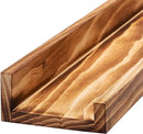 AZSKY 24" Floating Wall Ledge Shelf Wood Picutre Shelf Wall Mounted Nursery Kids Bookshelf Spice Rack Bathroom Storage Shelves Display Organizer Set of 2 by CozyNest Decor