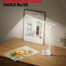 Honeywell Upgraded LED Desk Lamp - H01 Pro Sunturalux™ Foldable Desk Light with USB A+C Charging Port, 3 Color Modes Dimmable Table Lamp for Home Office Reading(White) by CozyNest Decor