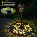 Solar Pathway Lights, Dragonfly Metal Copper Lantern for Yard, Garden, Walkway, Lawn and Patio Decor, Outdoor Waterproof Landscape Lighting Gifts for Women, Mom, Grandma by GreenHaven Gardens