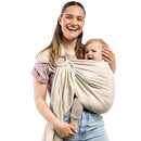 Boba Ring Sling - Newborn to Toddler Carrier, Lightweight & Breathable, Hip-Healthy, Front & Hip Carry, 8-35 lbs (Pampas) by TinyTreasures Baby Boutique