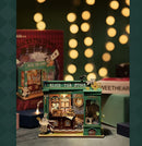 Rolife DIY Miniature House Kit Alice's Tea Store, Tiny House Kit for Adults to Build, Mini House Making Kit with Furniture, Halloween/Christmas Decorations/Gifts for Family Friends (Alice's Tea Store) by TinyTreasures Baby Boutique