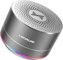 LENRUE Portable Bluetooth Speakers,Wireless Speaker with Clear Sound, Long Playtime, Small Mini Metal Speaker,Christmas Birthday Gifts for Men, Women,Kids (Space-Gray) by TinyTreasures Baby Boutique