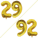 GOER Number 29 Balloons for 29th Birthday Party Decorations,42 Inch Jumbo Foil Helium 92 Balloons for 92nd Birthday Party Decoration (Gold) by TinyTreasures Baby Boutique