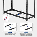 WORKPRO 5-Tier Steel Shelving Unit-Black, 35-3/10”W x 17-1/2”D x 72”H, Adjustable Storage Rack, Heavy Duty Shelf with MDF Board, 1650 lbs Load Capacity (Total) for Garage, Basement, Warehouse, Kitchen by GreenHaven Gardens
