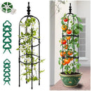 Trellis for Climbing Plants Outdoor 1Pcs Garden Obelisk, Metal Pipe Tomato Cage Cucumber Rose Flower Vegetable Grape Round Vine Tall Plants Trellis,Plants Support Stakes Potted Garden Tower Indoor by GreenHaven Gardens