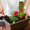 6 Sets Plant Watering Devices Include Terracotta Self Watering Spikes and 26 oz Plastic Bottles, Slow Release Vacation Insert Automatic Plant Waterer Device (Blue Green and Terracotta) by GreenHaven Gardens