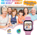 Goodatech Kids Smart Watch for Boys Girls, 1.54'' Smartwatch with 26 Puzzle Games,HD Camera,Video Music Player,Pedometer,Flashlight,Audio Book etc., Aluminum Case and Sport Band (Pink) by TinyTreasures Baby Boutique