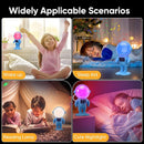 Astronaut Sunrise Alarm Clock for Kids, White Noise Sound Machine with 30 Soothing Sounds, 22 Dimmable Nightlights, Bluetooth Speaker, Dual Digital Alarm Clocks, Wake Up Light for Bedroom, Adults by TinyTreasures Baby Boutique