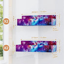 Magnetic Spice Rack for Refrigerator, Kitchen Organizer and Storage Shelf, Starry Sky(4 Pack) by CozyNest Decor