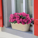 Hananona 12 Pcs Artificial Geranium Flowers for Outdoors Geranium Silk Flowers Outdoor UV Resistant Garden Plants Faux Flowers for Ptio Front Door Kitchen Table Centerpieces Home Decor (12, Rose Red) by CozyNest Decor