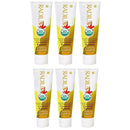 RADIUS USDA Organic Kids Toothpaste 3oz Non Toxic Chemical-Free Gluten-Free Designed to Improve Gum Health for Children's 6 Months and Up - Coconut Banana - Pack of 6 by CozyNest Decor