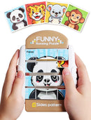 16-Piece Rotating Puzzles for Kids 4-6, Toddlers Puzzles 2-4, Road Trip, Airplane Activities Game, Travel Toys - Brain Teaser, Fine Motor Skills - Birthday Gifts Boys & Girls - Animals by TinyTreasures Baby Boutique