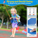 GIKPAL Swing Set with Stand for Kids, Outdoor Swing Sets for Backyard with 32 Saucer and 26.2" Seat, Heavy Duty Metal A-Frame Holds 440 lbs by TinyTreasures Baby Boutique