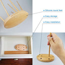 Plastic Bag and Bottle Drying Rack, Reusable Ziplock and Freezer Bag Dryer Rack, Space Saving, Beech Wood by TinyTreasures Baby Boutique