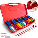 MUSICUBE Professional Glockenspiel for Kids & Adults 25-Note Well-Tuned Xylophone for Baby Toddler Orff Percussion Instrument Educational Musical Toys for Boys Girls Aged 3+ Gift Choice (G5-G7) by TinyTreasures Baby Boutique