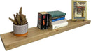 joelsantiques 60 Inch Wooden Floating Shelves for Wall - 60x6x2 in - Made of Natural Wood - Rustic Wall Shelves for Bedroom - Perfect for Living Room, Kitchen - Natural by CozyNest Decor