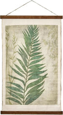 American Art Decor Leaf Wall Scroll Tapestry with Rope by CozyNest Decor