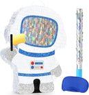 WERNNSAI Astronaut Piñata - Space Party Decorations Space Piñata Bundle with Blindfold and Bat Boy Birthday Decorations for Kids Family Birthday Games Supplies by TinyTreasures Baby Boutique