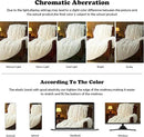 NEWCOSPLAY Faux Fur Throw Blanket Ivory 3D Ribbed Plush Thick Warm Blanket for Couch Sofa Bed 850GSM (Ivory Ribbed, Throw(50"x60")) by CozyNest Decor